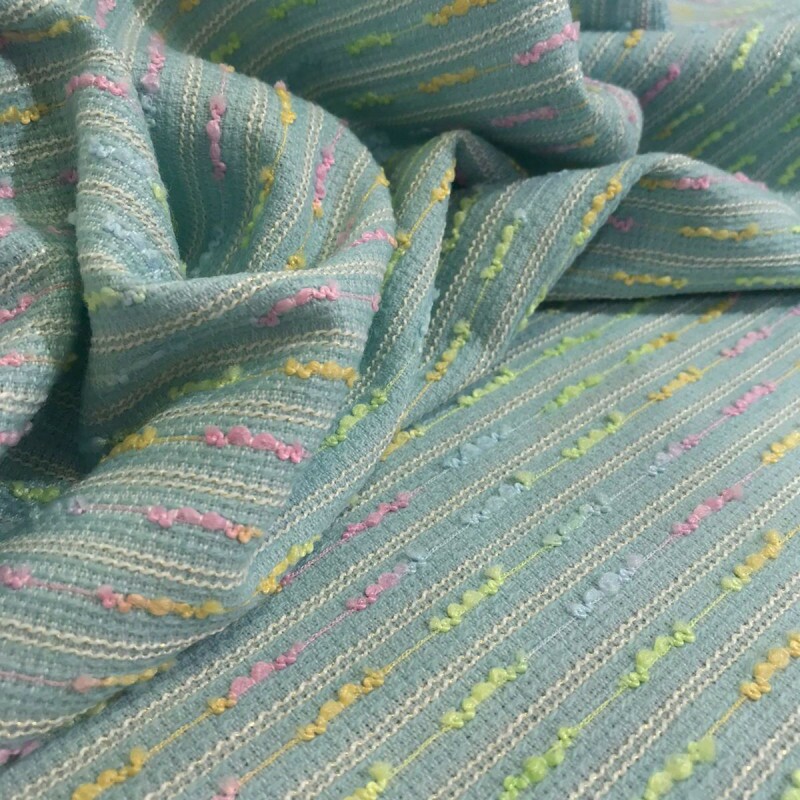 Tweed Azul Tropical Colors